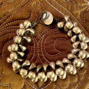 Uno de 50 heavy silver bracelet